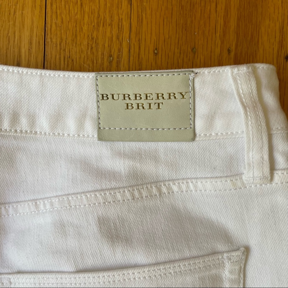 Burberry Brit Relaxed Fit While Jeans